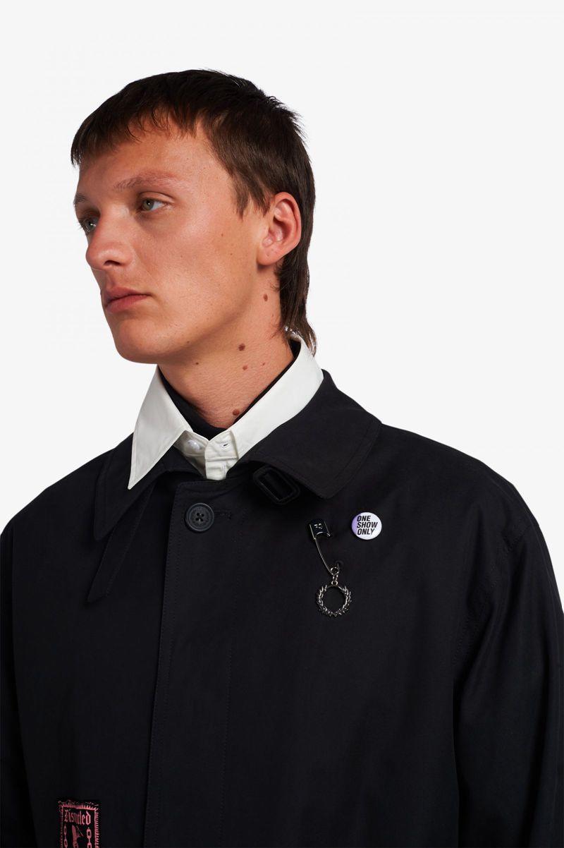 Black Fred Perry SJ1971 Men's Jackets | PH 1244ZUTG